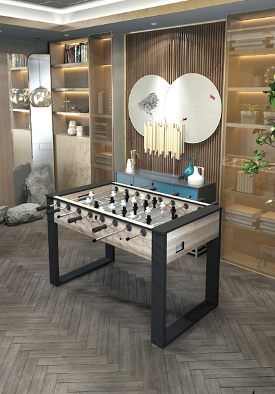 Настольный футбол (кикер) «Pride» (140х77х88, беленый дуб)