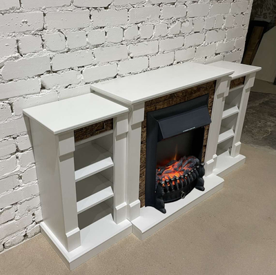 Электрокамин Моника LUX WT Fobos