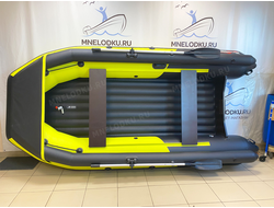 Моторная лодка Таймень NX 3800 НДНД PRO MAX фальшборт желтый/черный сверху