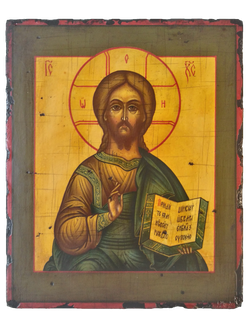 Образ Господа Вседержителя (Спасителя).Рукописная икона.
