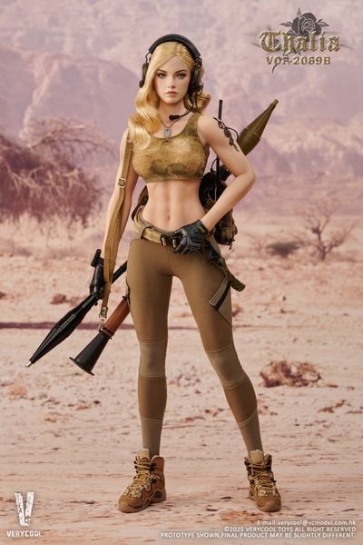 ПРЕДЗАКАЗ - Боевая подруга Талия - Коллекционная фигурка 1/6  Desert Female Soldier Thalia Blonde Hair (VCF-2069B) - VERYCOOL ?ЦЕНА: 25900 РУБ.?