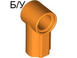 ! Б/У - Technic, Axle and Pin Connector Angled #1, Orange (32013 / 4144292 / 4252464 / 6135091 / 6332584) - Б/У