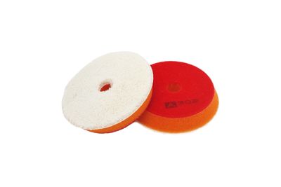 75/20 - Меховой полировальный круг на поролоне (ворс 7 мм) - А302 WOOL CUTTING PAD
