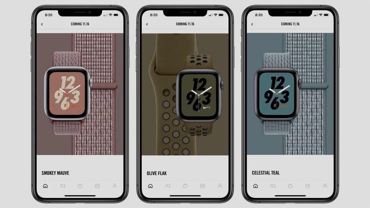 Nike анонсировал несколько новых ремешков для смарт-часов Apple Watch