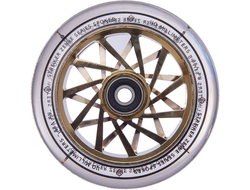 Купить колесо STRIKER ZENUE SERIES CLEAR 110 (Gold Chrome) для трюковых самокатов в Иркутске