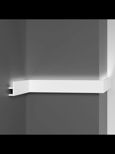 Плинтус потолочный под подсветку DECOMASTER D508 ДМ(20*50*2000 мм)