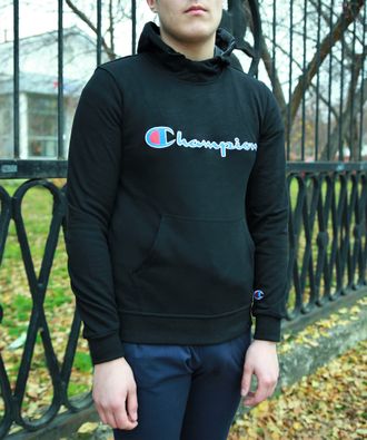 Толстовка / Худи Champion Logo Черный