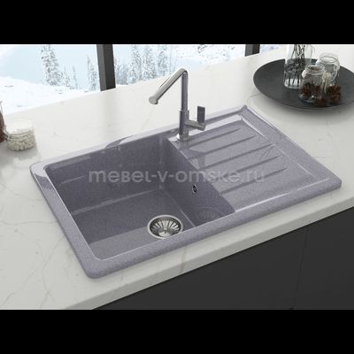 ЛЕК014 Мойка каменная Энди L16. Размер: 740*490*210