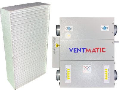 ФИЛЬТР-КАССЕТА ДЛЯ ПОДВЕСНОЙ КОМПАКТНОЙ ПРИТОЧНО-ВЫТЯЖНОЙ УСТАНОВКИ С ПЛАСТИНЧАТЫМ РЕКУПЕРАТОРОМ И ЭЛЕКТРОНАГРЕВОМ СЕРИИ VMPVU-E-PR