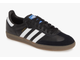 Adidas Samba Black (Экокожа) вблизи