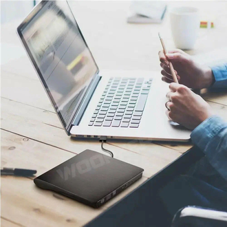 Внешний DVD (CD) дисковод USB 3.0 с переходникомType-C