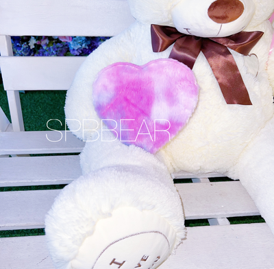 Подарочный набор №2 - Плюшевый мишка 120 см, Шары сердца 2, Киндер бокс средний