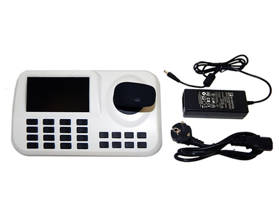 DE/IPK1008 Пульт управления PTZ IP камерами, с дисплеем 5". Джостик управления, дополнительный выход на внешний монитор. Full HD. до 5 Мп.