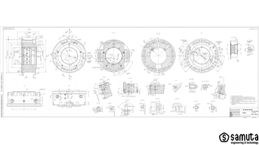 Корпус. Технический чертеж построен на основе стандарта ГОСТ 2.109-73 ЕСКД.