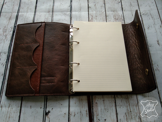 ежедневник ручной работы, блокнот ручной работы, кожаный ежедневник, подарок руководителю, блокнот