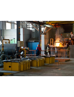 Опоки ЛГМ перед разливкой