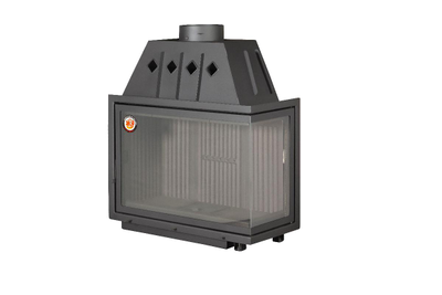 Каминная топка Альфа 1000 R/RB два стекла правая, Экокамин (Россия)