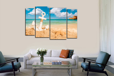 Модульная картина "Голубая лагуна"