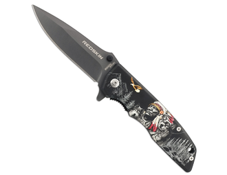 Нож автоматический Ножемир "Чёткий расклад" Redskin (A-185)