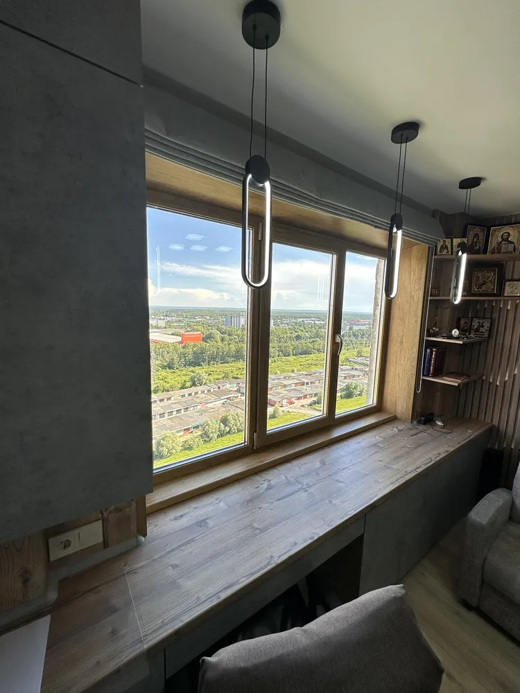 Окно Рехау с ламинацией