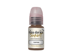 (УЦЕНКА) "Tina Davis Toffee" - Пигмент для татуажа бровей Perma Blend (США)