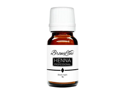 Хна для бровей Black night, мерный стаканчик и ложечка 3 г.