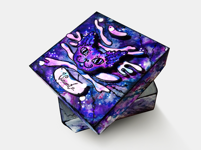 Трёхмерная подарочная коробочка в стиле украшения (3D-дизайн)