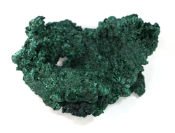 Малахит плисовый, кристаллический, Конго (95*78*33 мм, 156 г) №18528