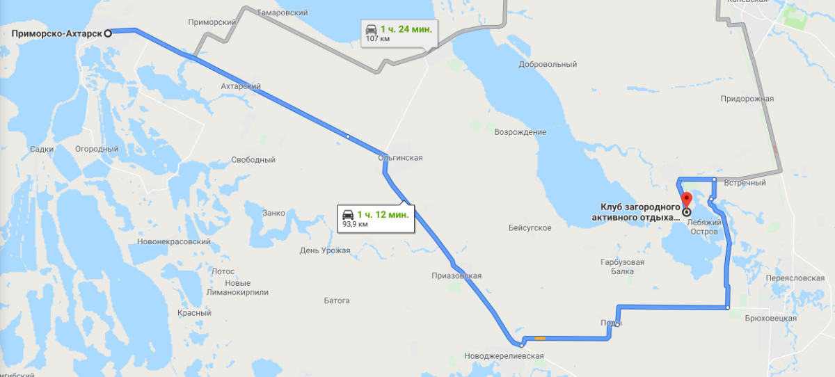 Карта осадков приморско ахтарск