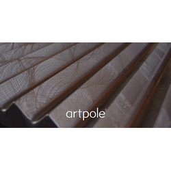 Гипсовая панель ZIGZAG platinum артикул М-0069-pl