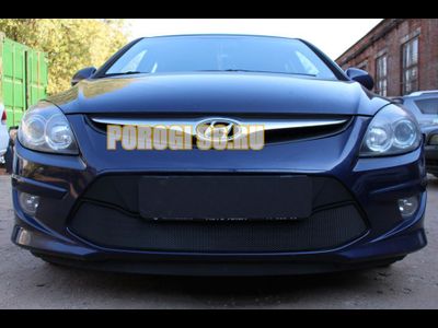 Защита радиатора Hyundai i30 2010-2012 black