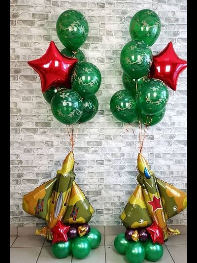 Композиция 23 февраля №23 (1 фонтан)