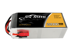 TATTU 22000MAH 22.2V 30C 6S1P LIPO BATTERY PACK WITH AS150+XT150 PLUG