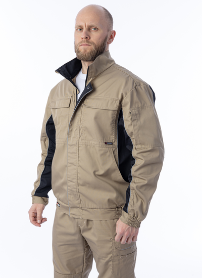 Куртка BRODEKS KS 201 цв. бежевый/чёрный