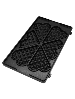 Оригинальные жарочные панели для приготовления вафель в форме сердца к вафельницам Tefal