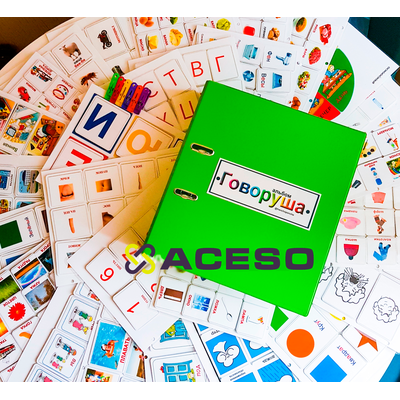 Альбом "Говоруша". Развивающие пособия на липучках Frechoponcho (Френчопончо)