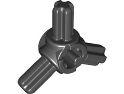 Technic, Axle Connector Hub with 3 Axles, Black (57585 / 6390386)