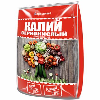 "Калий сернокислый обогащенный" 18-28 удобрение, 1 кг
