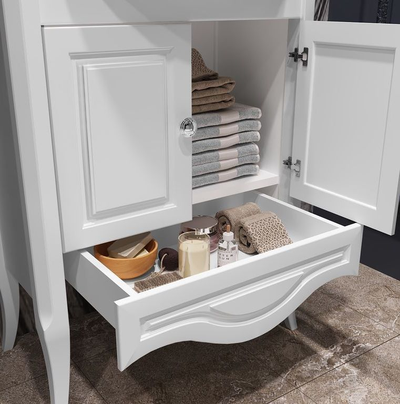 Тумба с раковиной Opadiris Брунелла 65 белый матовый