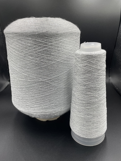 TORCITURA di DOMASO BACH LUREX  люрекс 1/ 34000 65% ВИСКОЗА 35% PL  серебро (50 грамм, 1700 метров)