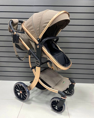 Детская коляска 3 в 1 Luxmom 601A Коричневый