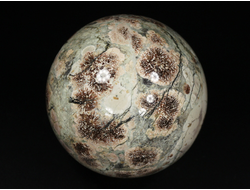 Шар "Яшма цветочная, хризантемовая", Казахстан (60 мм, 313 г) №29771