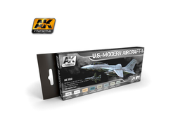 AK-Interactive: Набор акриловых красок: Cовременная авиация США