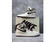 Nike Air Jordan 1 Mid Sail and Burgundy