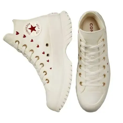 ультра модные с вышивкой Кеды Converse All Star Lugged 2.0 Platform A05341C на высокой платформе