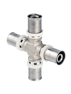 Пресс-фитинг – крестовина 16х16х16х16 / 20х16х20х16 / 20х20х20х20