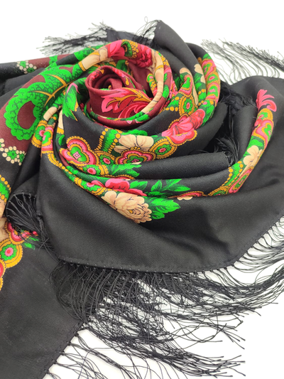 Павловопосадский платок Ностальгия 573-18