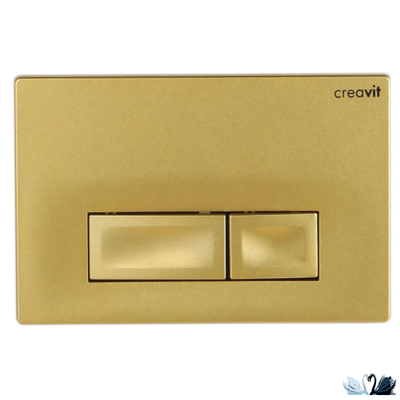 Кнопка смыва CREAVIT ORE GP3006.00 золотой матовый