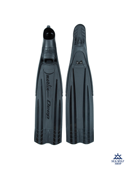 Ласты длинные 45/46 разборные Marlin DEEP black XL