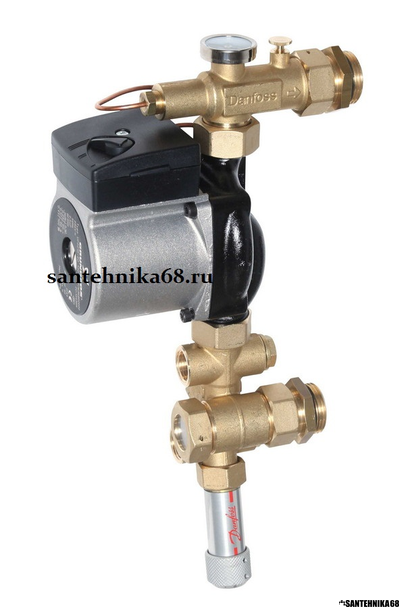 Узел смешения Danfoss FHM-C6 с 3-х скоростным насосом UPS 15-60